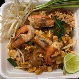 ผัดไทยกุ้งสด