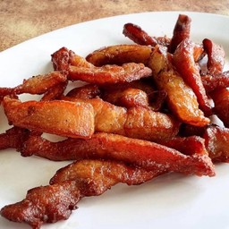 หมูแดดเดียวทอด