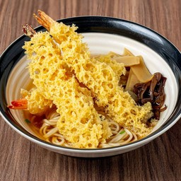 โชยุราเมนกุ้งเทมปุระ