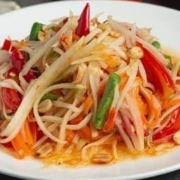 ส้มตำ ปลาเผา ตลาดเขตหลักสี่