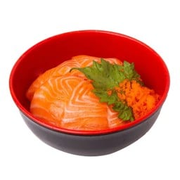 [อร่อยซ่ากับโค้ก] D1  ข้าวด้งหน้าปลาแซลมอน +  โค้ก ไม่มีน้ำตาล (กระป๋อง)