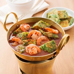 แกงส้มชะอมไข่กุ้ง
