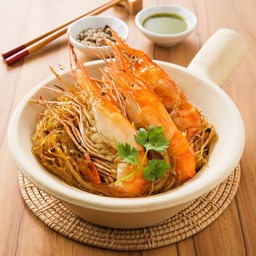 กุ้งอบวุ้นเส้น