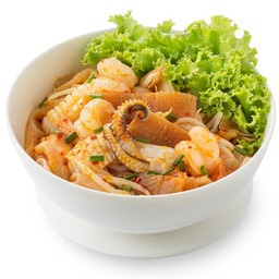 ก๋วยเตี๋ยวทะเลน้ำพริกเผา