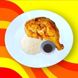 ข้าวไก่ทอดซอสเทริยากิ