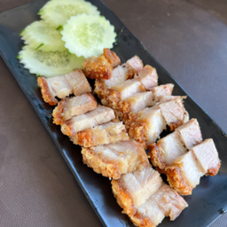 หมูกรอบ จานเล็ก