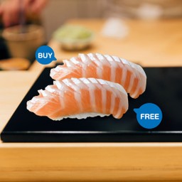 [1Free1] Salmon Toro Sushi