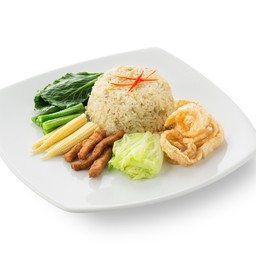 ข้าวผัดน้ำพริกหนุ่ม