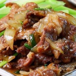 ผัดน้ำมันหอย กับข้าว