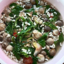 แกงผักหวานใส่ใข่มดแดง