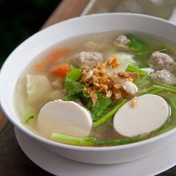 แกงจืด กับข้าว