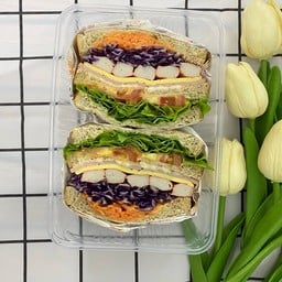 หวานละมุนใจ (แซนด์วิชเกาหลี~อาหารเช้า~สลัด)