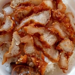 ข้าวหมูทอดงา