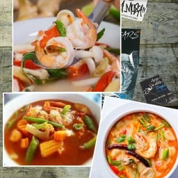 ข้าวขาหมู ต้มแซ่บมนรดา ตลาดนัดมนรดา