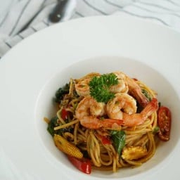 DL สปาเก็ตตี้ขี้เมากุ้ง *กลับบ้าน