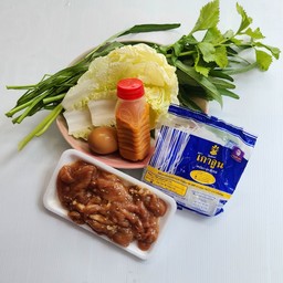 ชุดสุกกี้หมูล้วน(ปักธงชัย)