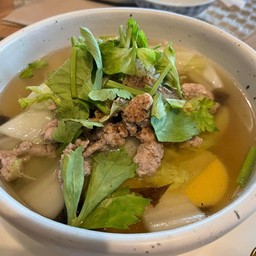 ต้มจืดเต้าหู้ไข่หมูสับ