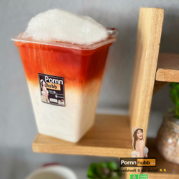 🧡ชาไทยลาเต้🧡 (ไซสแก้วยีราฟปริมาณเท่าแก้วถังจ้า)