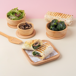 แรพทรัฟเฟิลผักโขม  Truffle Spinach Wrap