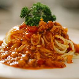 สปาเก็ตตี้ ซอสมะเขือเทศ Spaghetti withTomato sauce