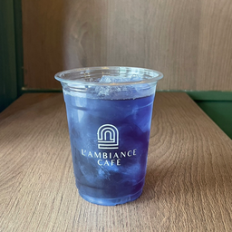 Iced Lemongrass Pandan Butterfly Pea