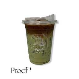 Matcha espresso latte
