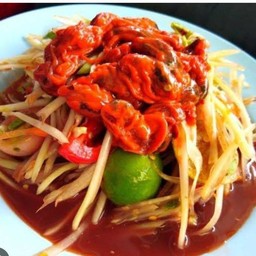 ตำปู ปลาร้า หอยดอง