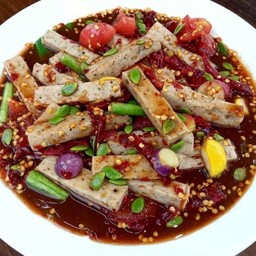 ตำเกาเหลาหมูยอ