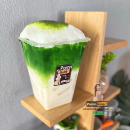 💚มัทฉะลาเต้💚 (ไซสแก้วยีราฟปริมาณเท่าแก้วถังจ้า)