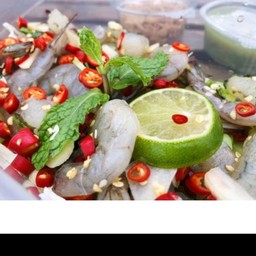 กุ้งแช่น้ำปลา