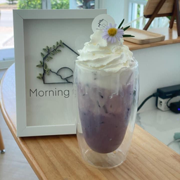 นมสดมันม่วง (เย็น)