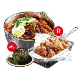 Combo R SET 2 ซุปบุลโกกิ ต๊อกป๊กกี R และไก่ทอดต้นตำรับกอลจัก R แถมฟรี ข้าวปั้นสาหร่าย