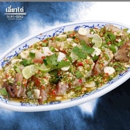 เนื้อปลาเก๋าแดงนึ่งพริกมะนาว