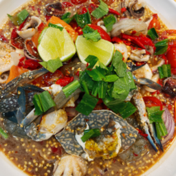 ยำโครตเจ้าสมุทรสด/สุก