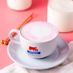 นมสดชมพู ร้อน(deli)