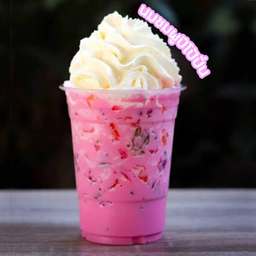 นมชมพูปั่น 22  oz