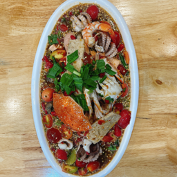 ตำเกาเหลารวมเว่อร์สด/สุก