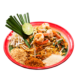 ผัดไทยกุ้งสด