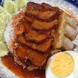 ข้าวหมูแดง กุนเชียง