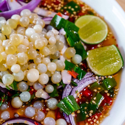 ยำไข่ปลาริวกิว(ไข่ปลาเรียวเซียว)