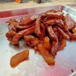 แม่ประนอมเนื้อทอดเเดดเดียว