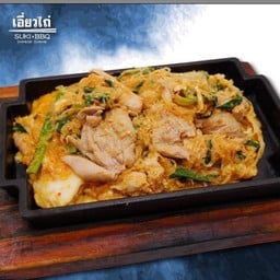 สุกี้ผัดแห้งไก่