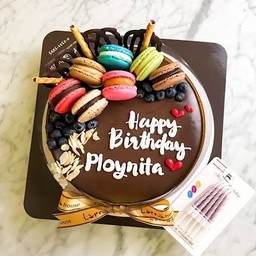 Macaron & Blueberry Cake 1 Pound