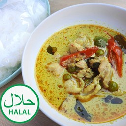 ขนมจีน+แกงเขียวหวานไก่