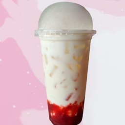 โยเกิร์ตสตรอเบอรี่เย็น