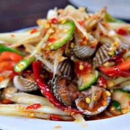 ตำหอยแครง