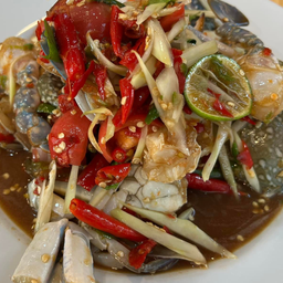 ตำปูม้าสด/สุก