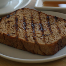 Whole wheat raisin toast