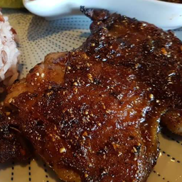 สเต็กไก่จิ้มเเจ่ว