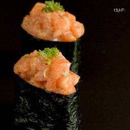 Spicy Salmon Nigiri